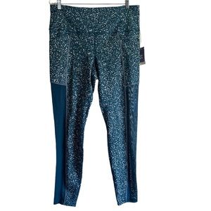 NWT JoyLab Leggings Splatter Mesh Print